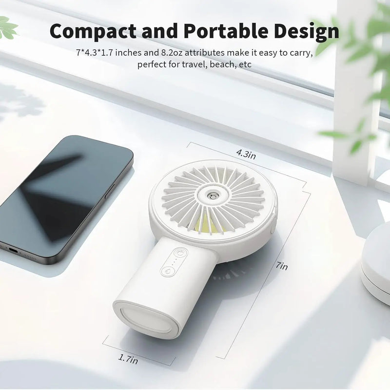 Portable Misting Fan 4000mAh Power Bank by salelink.co.nz