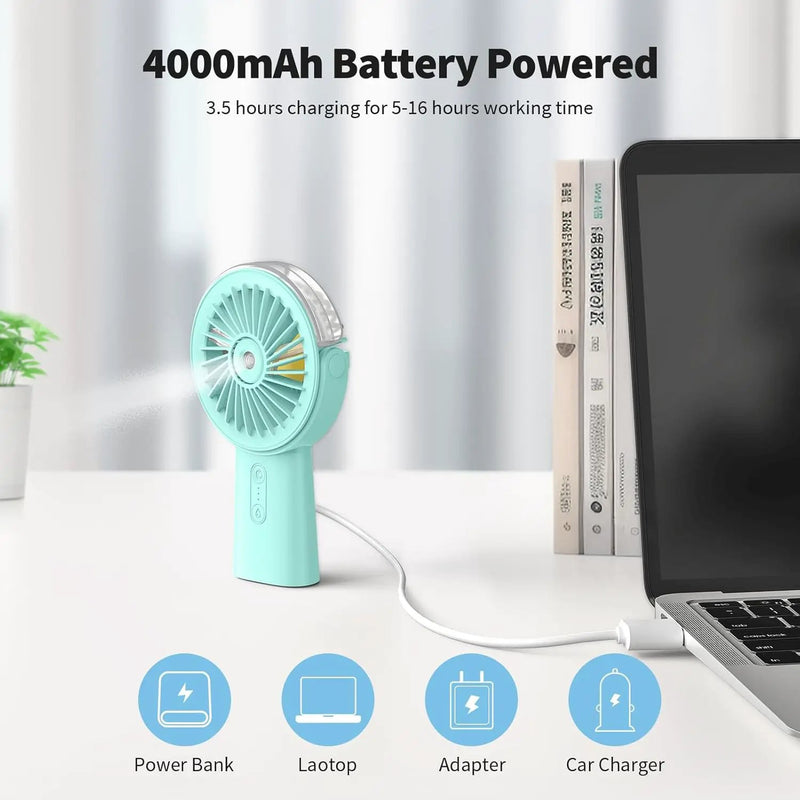 Portable Misting Fan by salelink.co.nz