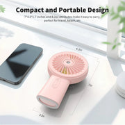 Portable Misting Fan Handheld Fan by salelink.co.nz