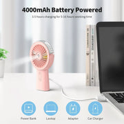 Portable Misting Fan Handheld Fan by salelink.co.nz