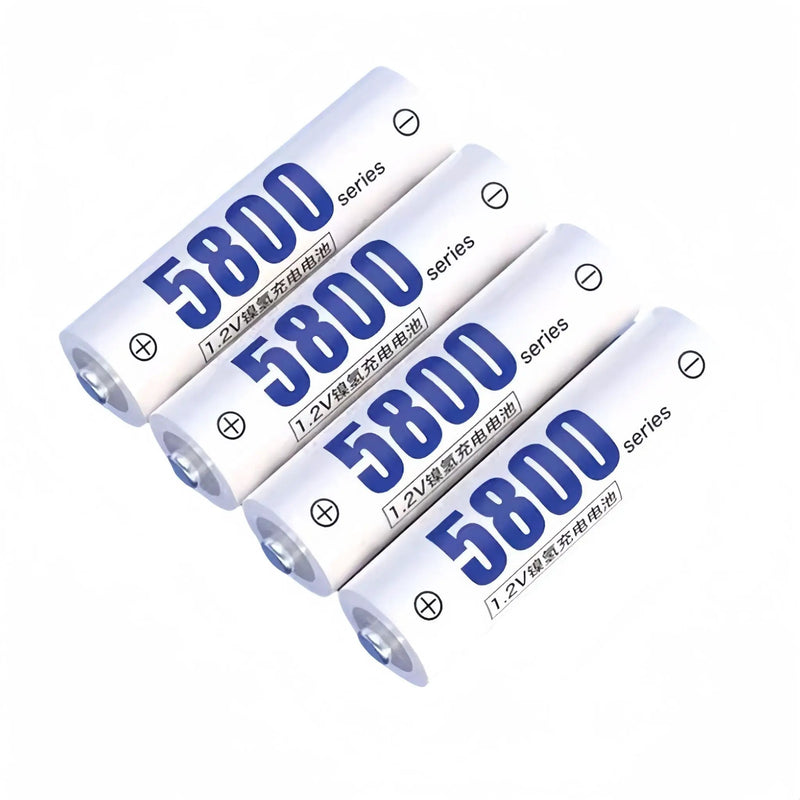 4Pcs AA Rechargeable Batteries 5800mAh by salelink.co.nz