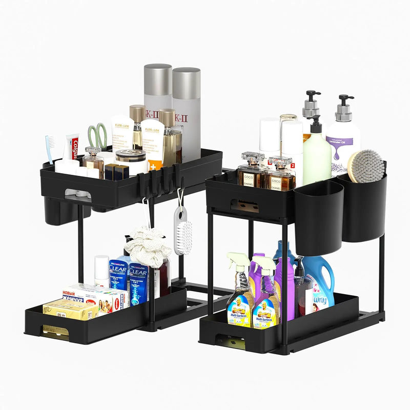 Under Sink Storage Kitchen Bathroom Cabinet Organizer by salelink.co.nz