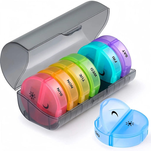 7 Day Medicine Organizer Weekly Pill Box by salelink.co.nz