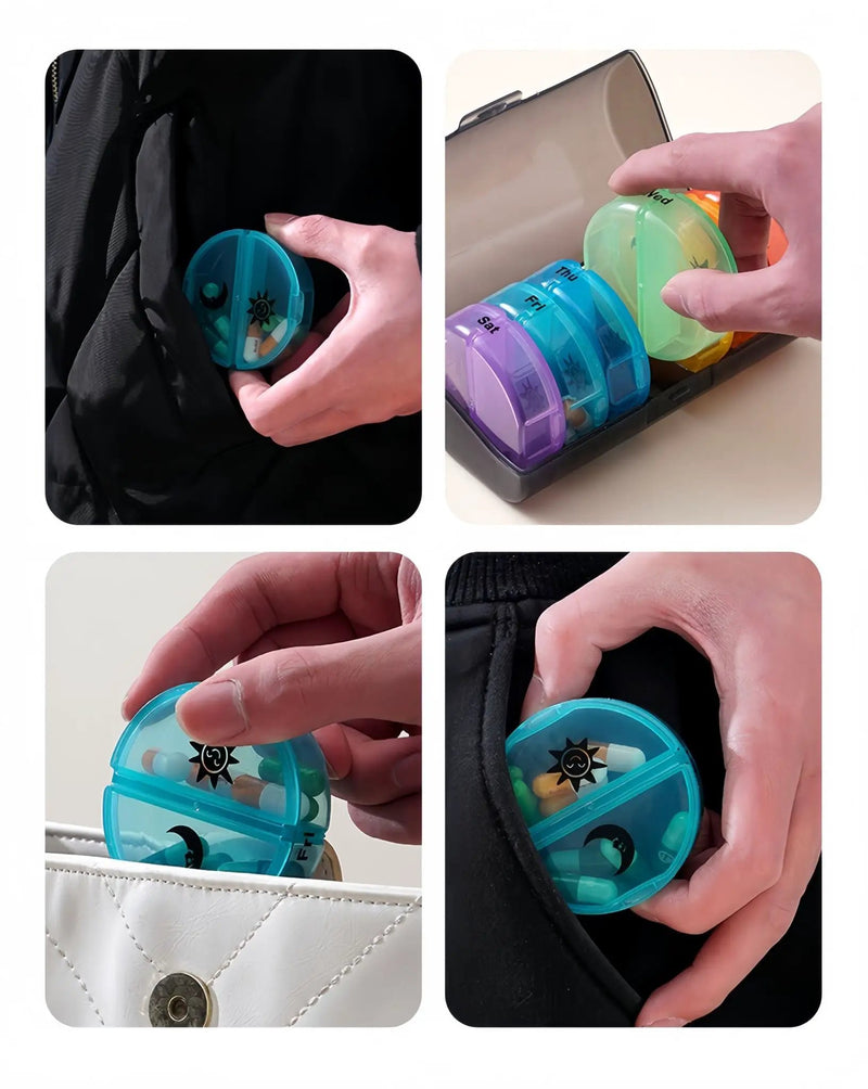7 Day Medicine Organizer Weekly Pill Box by salelink.co.nz