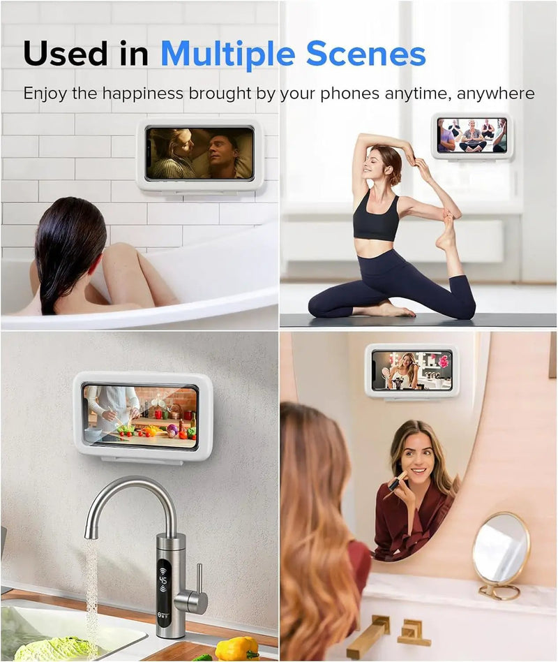 Shower Phone Holder Waterproof by salelink.co.nz