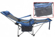 Reclining Camping Chair with Footrest by salelink.co.nz