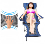 Reclining Camping Chair with Footrest by salelink.co.nz