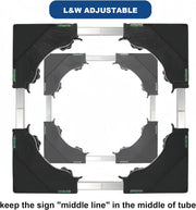 Movable Washing Machine Stand Adjustable Refrigerator Wheels Washer Dryer Base by salelink.co.nz