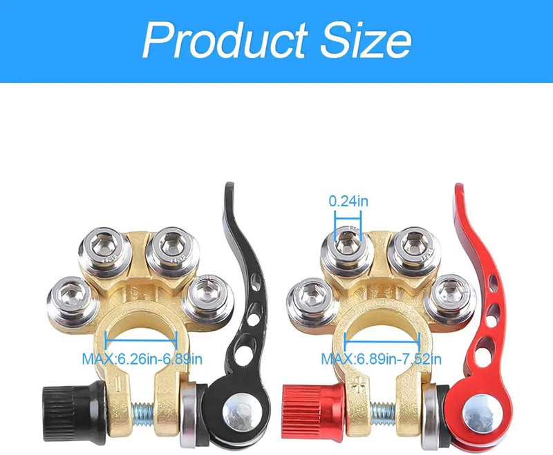 Battery Terminal Clamp Connectors by salelink.co.nz