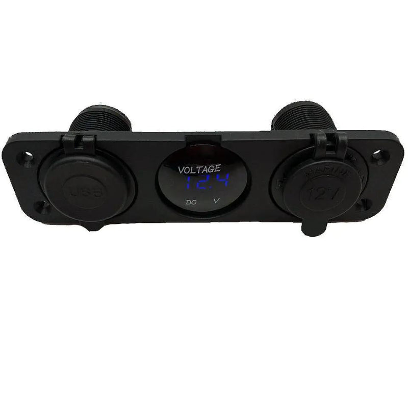12V Car Charger Socket Panel by salelink.co.nz
