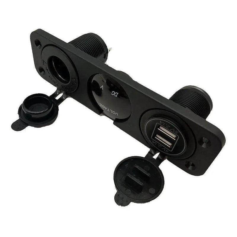 12V Car Charger Socket Panel by salelink.co.nz