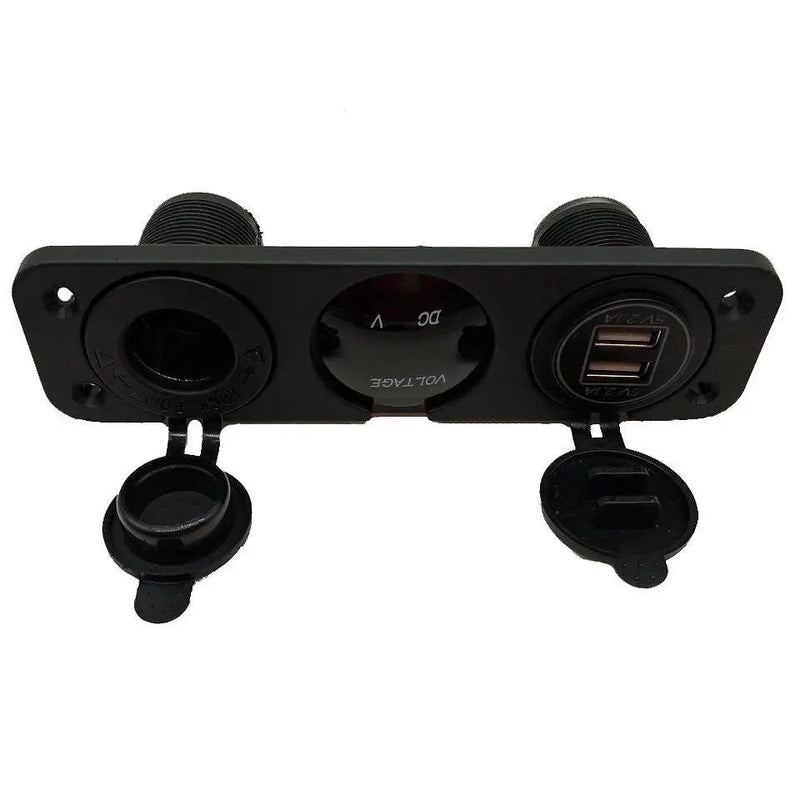 12V Car Charger Socket Panel by salelink.co.nz