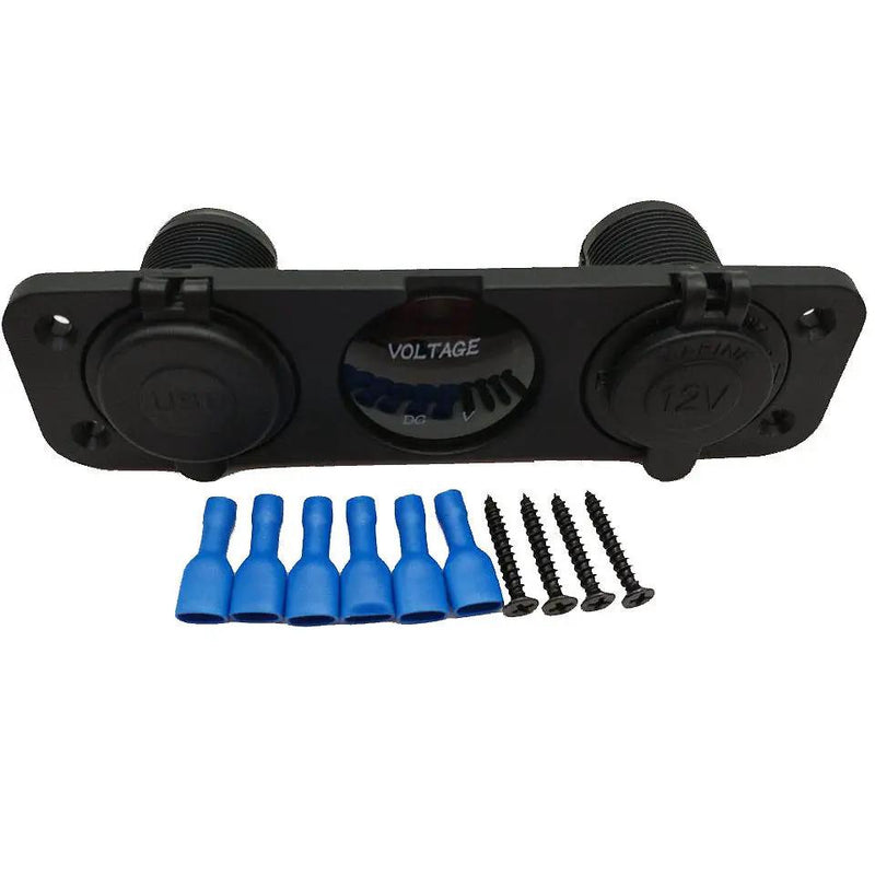 12V Car Charger Socket Panel by salelink.co.nz