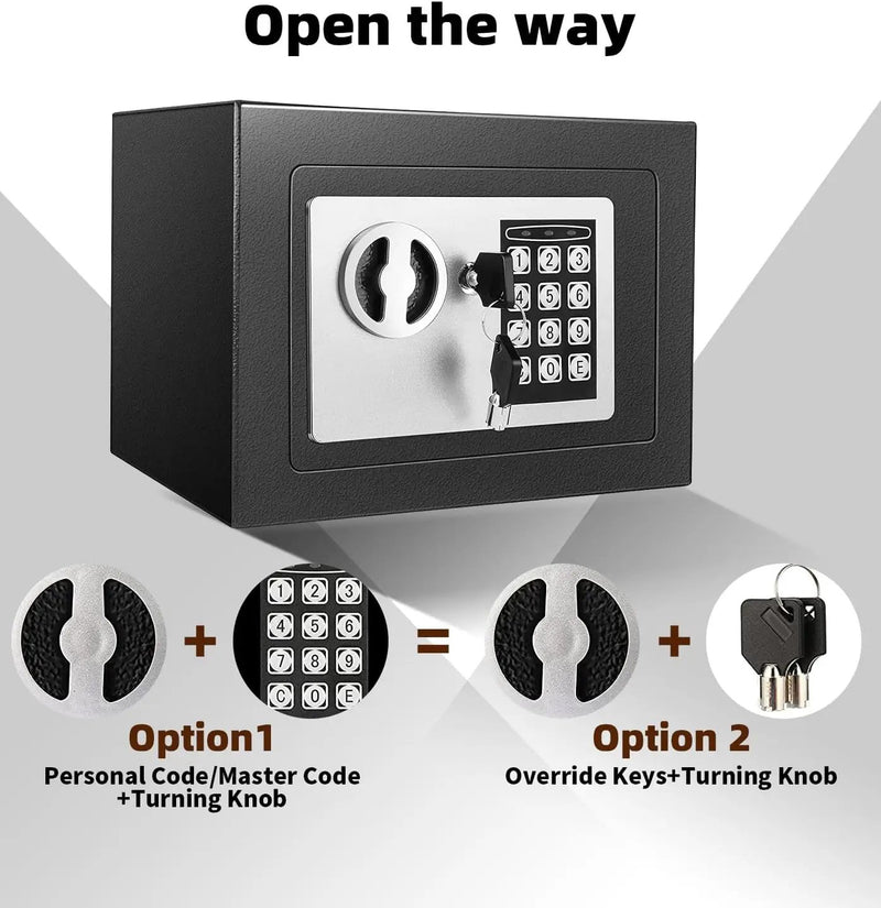 Electronic Safe Security Box 6.4L by salelink.co.nz
