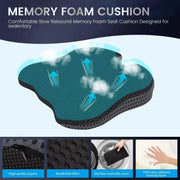 Universal Car Office Memory Foam Seat Cushion by salelink.co.nz