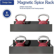 2 Pack Magnetic Spice Rack Organizer for Refrigerator by salelink.co.nz