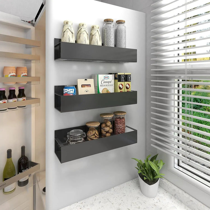 2 Pack Magnetic Spice Rack Organizer for Refrigerator by salelink.co.nz