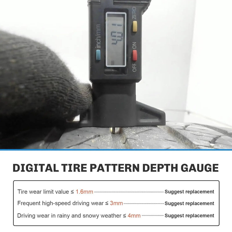 Tyre Tread Depth Gauge Portable Tread Depth Tester by salelink.co.nz