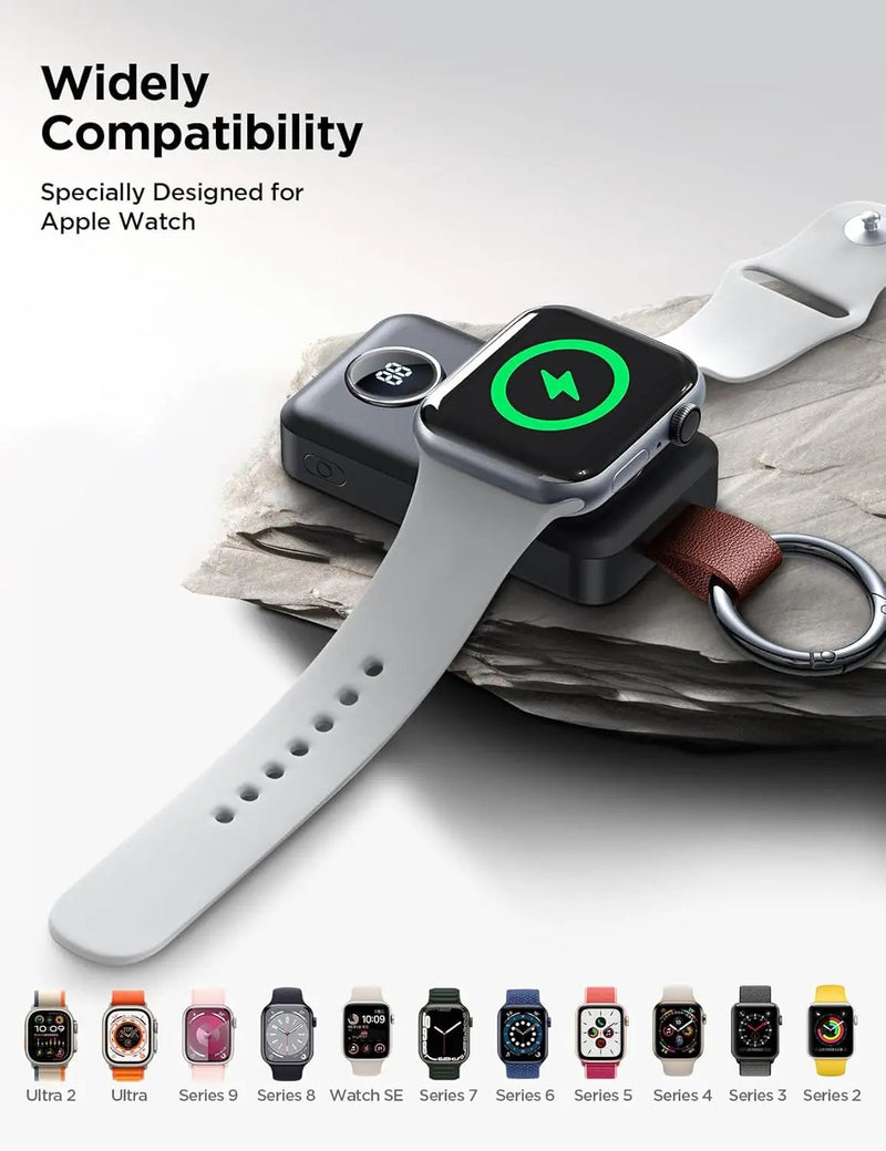 JOYROOM 2000mAh Wireless Charger For Apple Watch Black by salelink.co.nz
