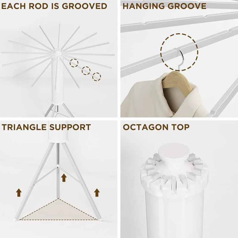 Tripod Clothes Drying Rack by salelink.co.nz