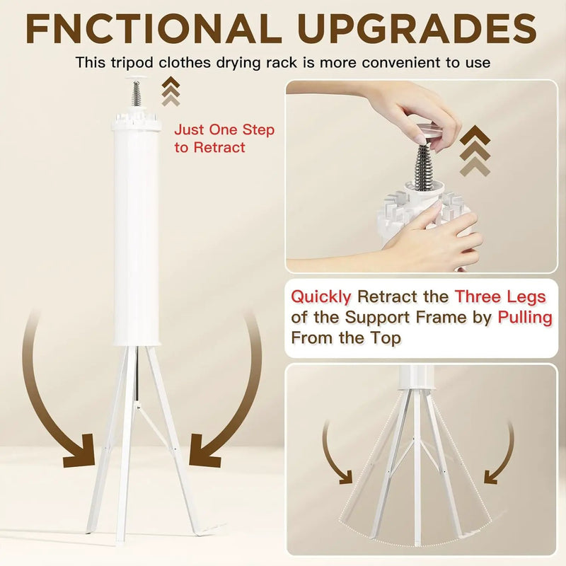Tripod Clothes Drying Rack by salelink.co.nz