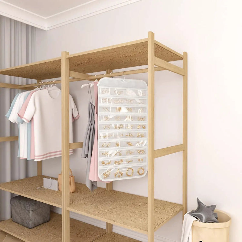 Hanging Jewelry Organizer White by salelink.co.nz