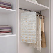 Hanging Jewelry Organizer White by salelink.co.nz