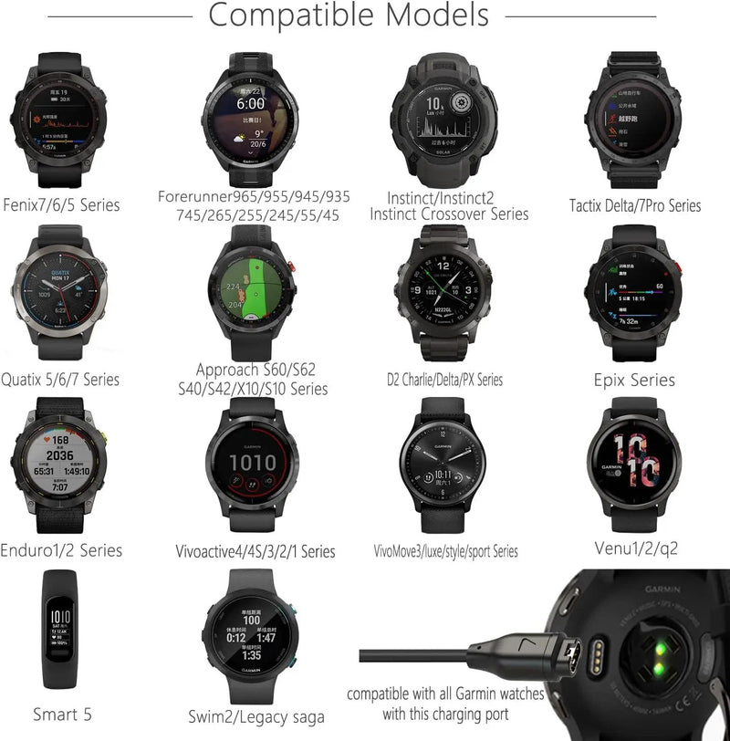 USB C Garmin Watch Charger Cable by salelink.co.nz