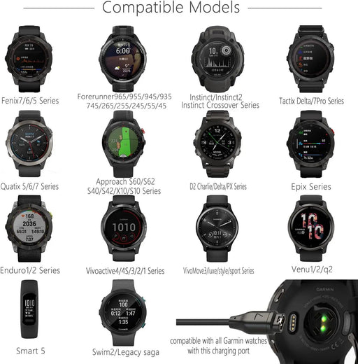 USB C Garmin Watch Charger Cable by salelink.co.nz