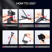 ULANZI MT-44 Extendable Phone Tripod Selfie Stick by salelink.co.nz