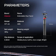 ULANZI MT-44 Extendable Phone Tripod Selfie Stick by salelink.co.nz