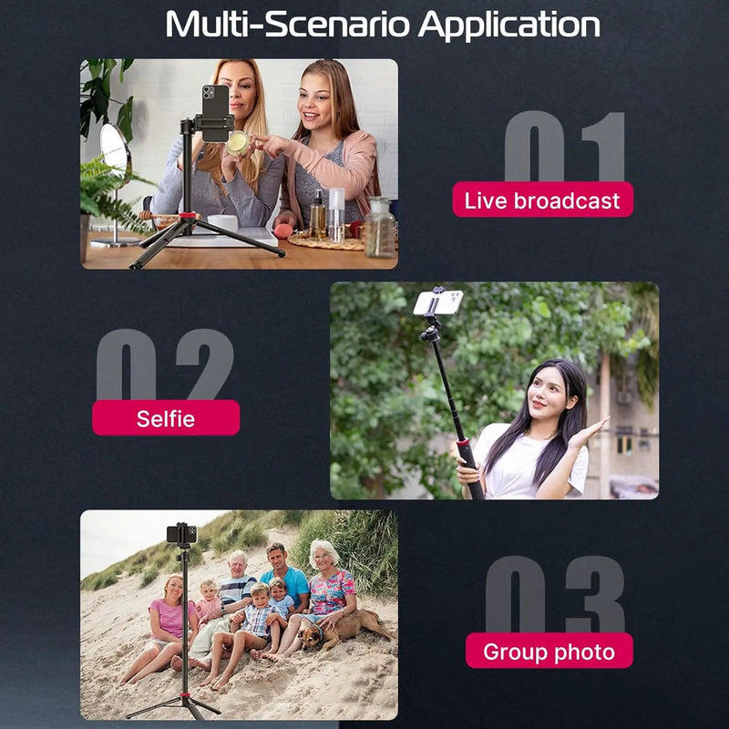 ULANZI MT-44 Extendable Phone Tripod Selfie Stick by salelink.co.nz