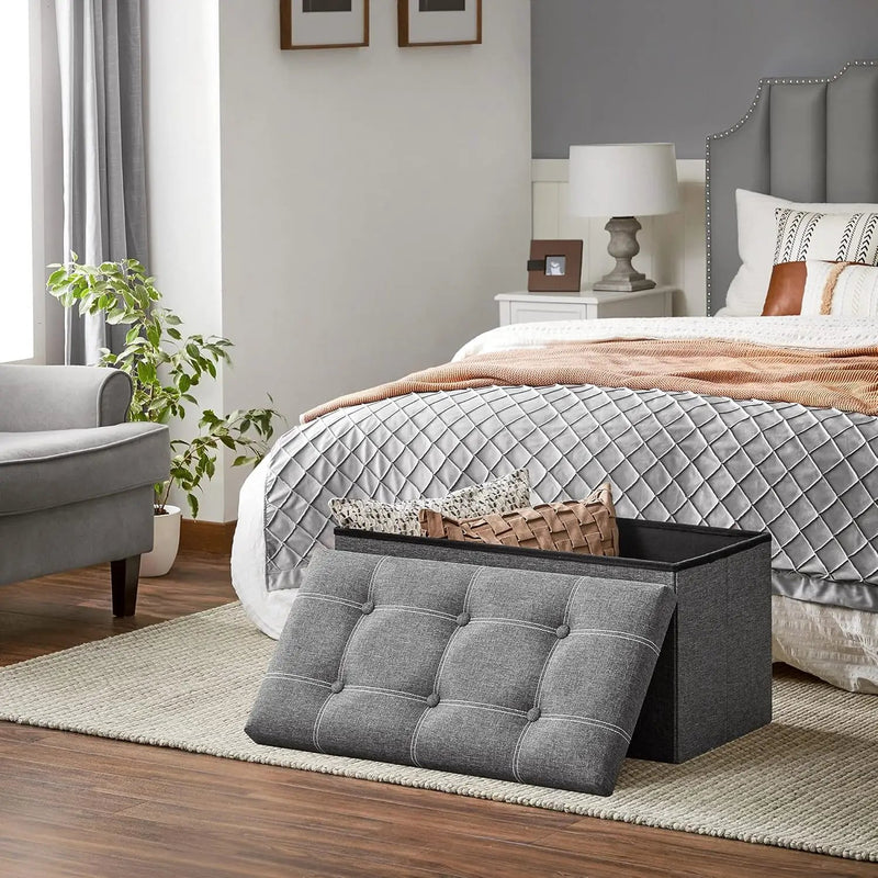 Storage Ottoman Bench 76*38*38CM by salelink.co.nz