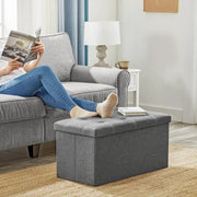 Storage Ottoman Bench 76*38*38CM by salelink.co.nz