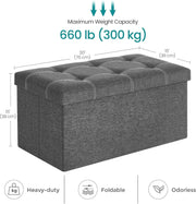 Storage Ottoman Bench 76*38*38CM by salelink.co.nz