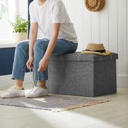 Storage Ottoman Bench 76*38*38CM by salelink.co.nz