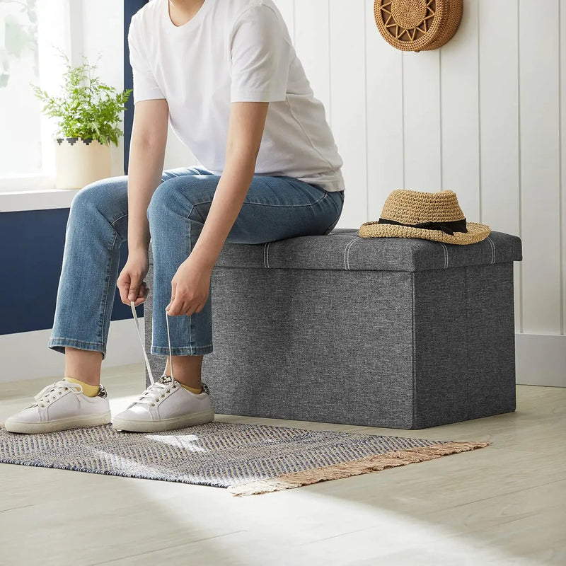 Storage Ottoman Bench 76*38*38CM by salelink.co.nz