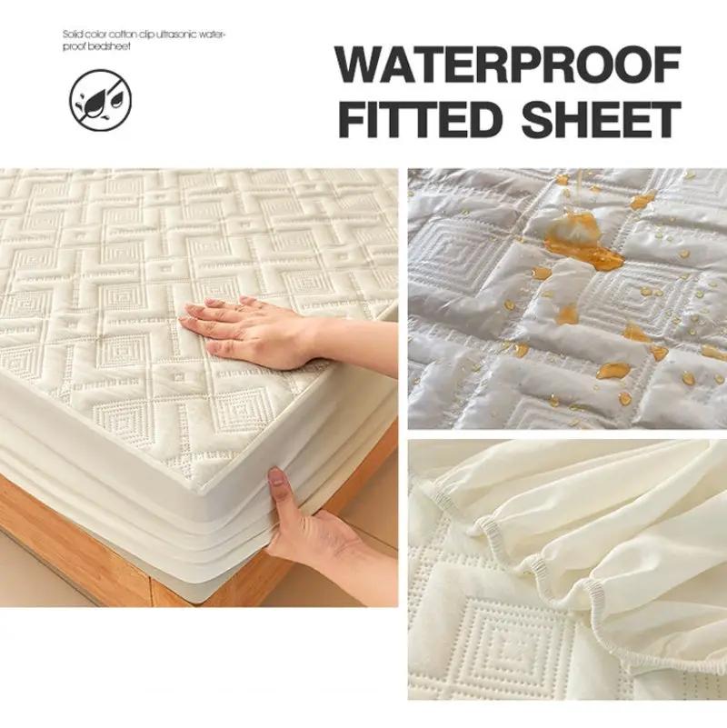 Waterproof Mattress Protector Queen by salelink.co.nz