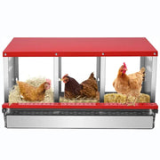 Chicken Nesting Box with 3 Holes by salelink.co.nz