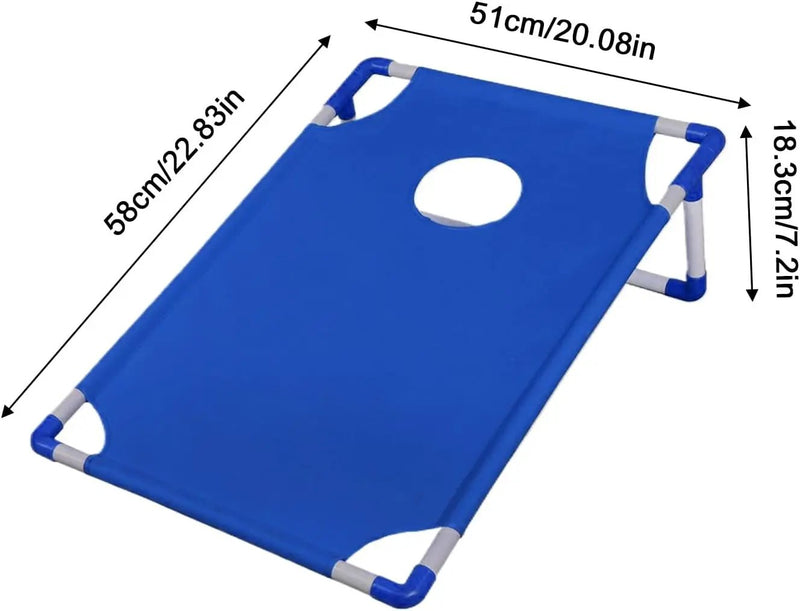 Portable Sandbag Toss Game Set Blue by salelink.co.nz