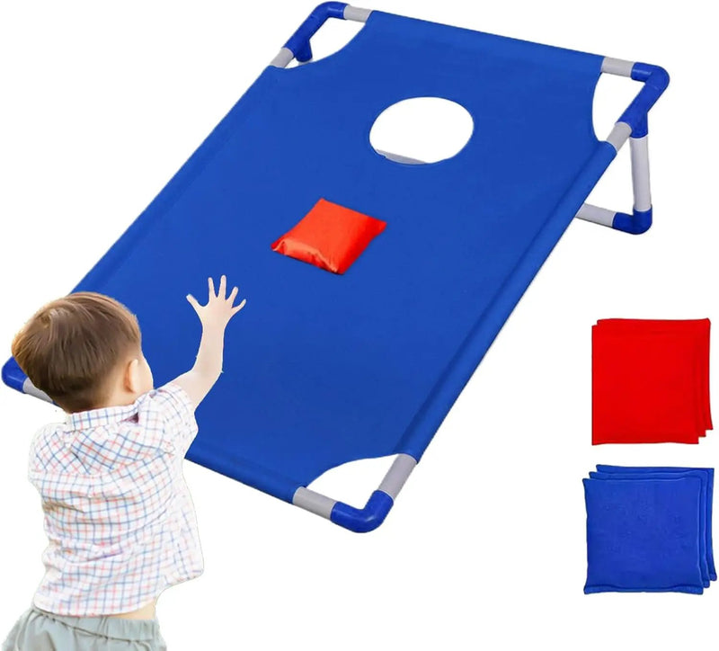 Portable Sandbag Toss Game Set Blue by salelink.co.nz