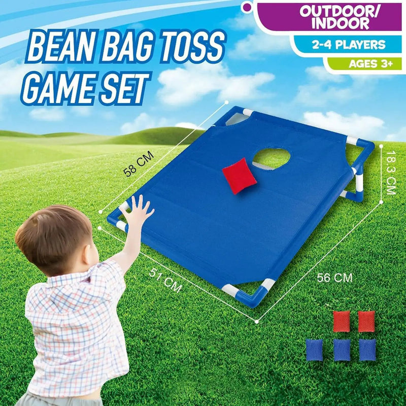 Portable Sandbag Toss Game Set Blue by salelink.co.nz