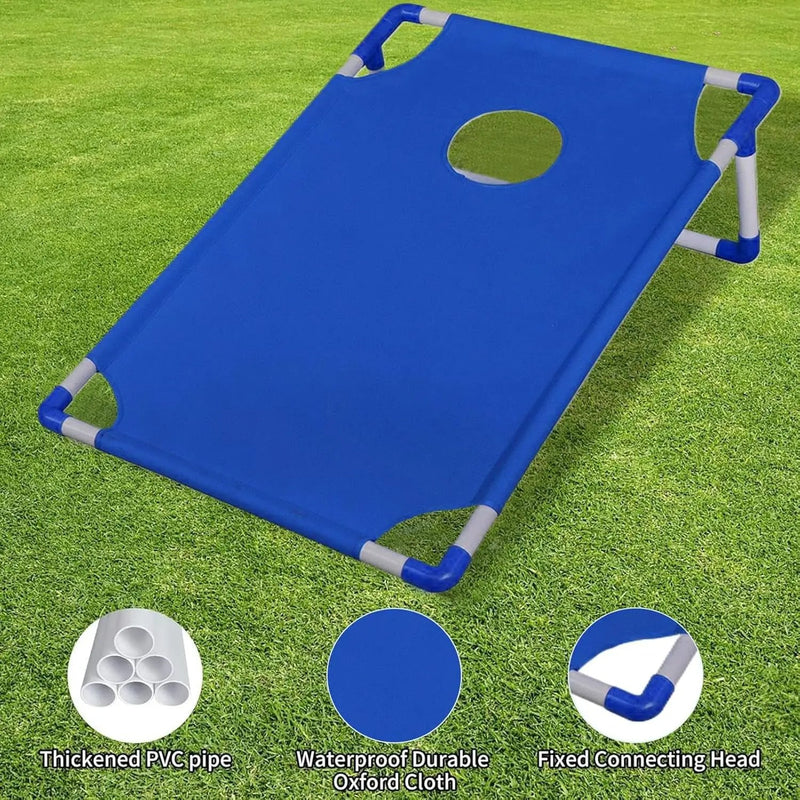 Portable Sandbag Toss Game Set Blue by salelink.co.nz