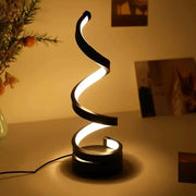 Spiral LED Table Lamp by salelink.co.nz