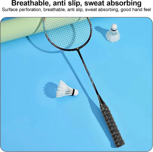 4Pcs Tennis Racket Grip Tapes black by salelink.co.nz