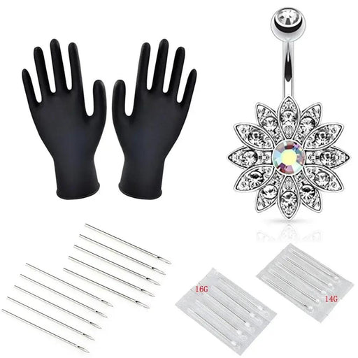 41Pcs Body Piercing Tools Set by salelink.co.nz