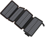 Solar Power Bank with 4 Panels 25000mAh by salelink.co.nz