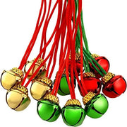 12Pcs Christmas Bell Necklaces by salelink.co.nz