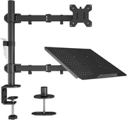 Monitor Arm Mount with Laptop Tray by salelink.co.nz