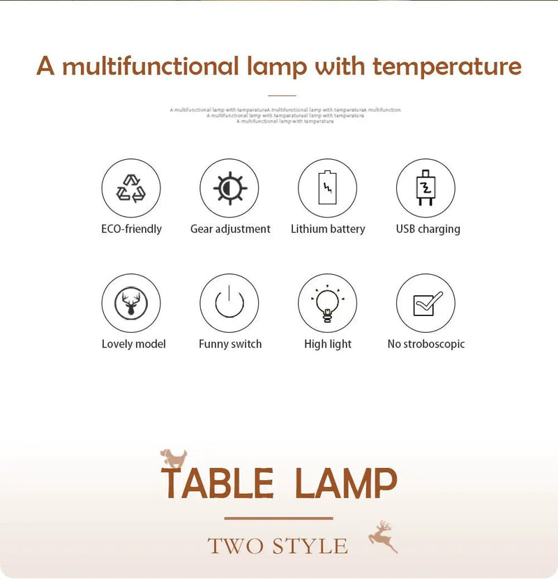 Kids Led Night Light Rechargable Lamp by salelink.co.nz